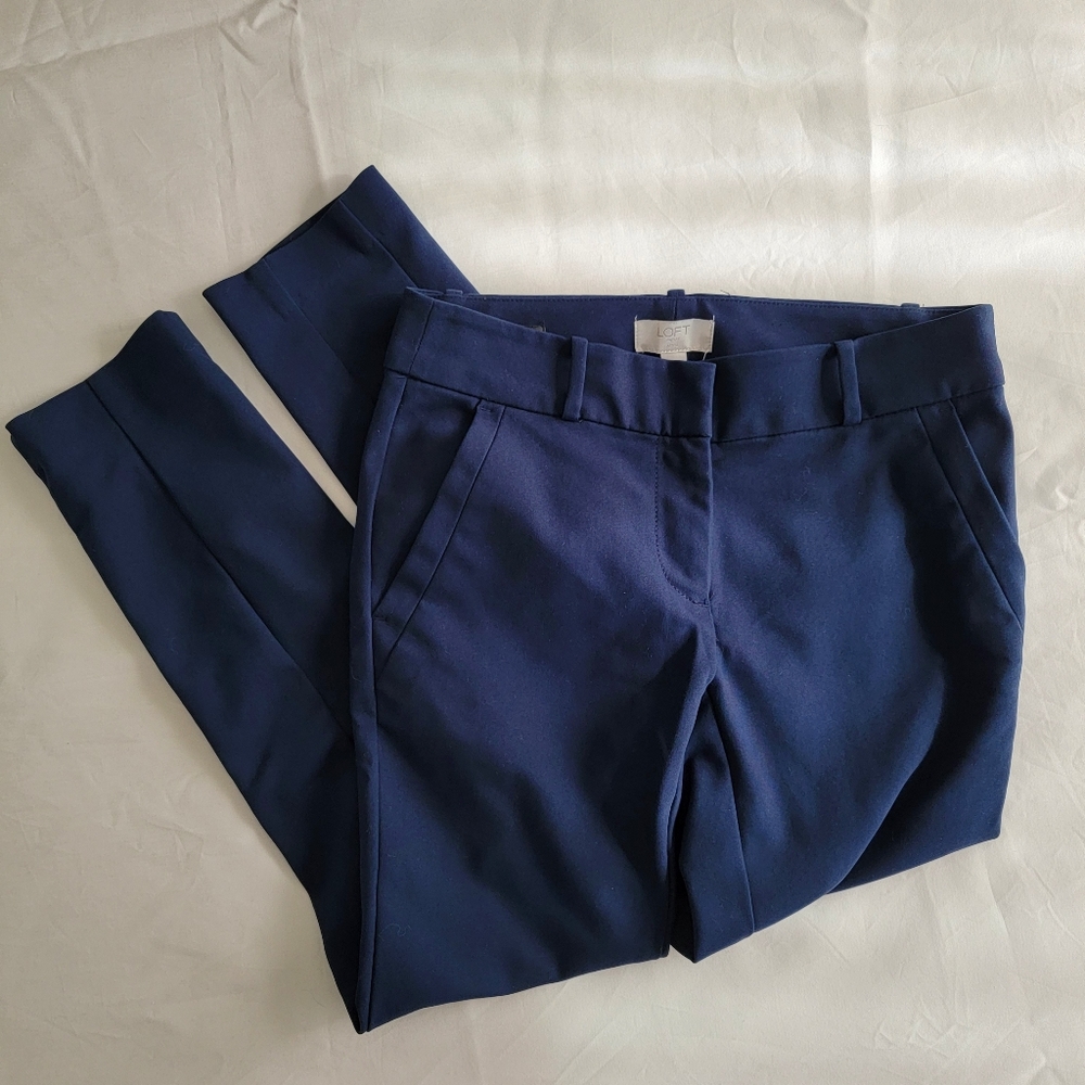 LOFT Modern Skinny Ankle Petite Dress Pants